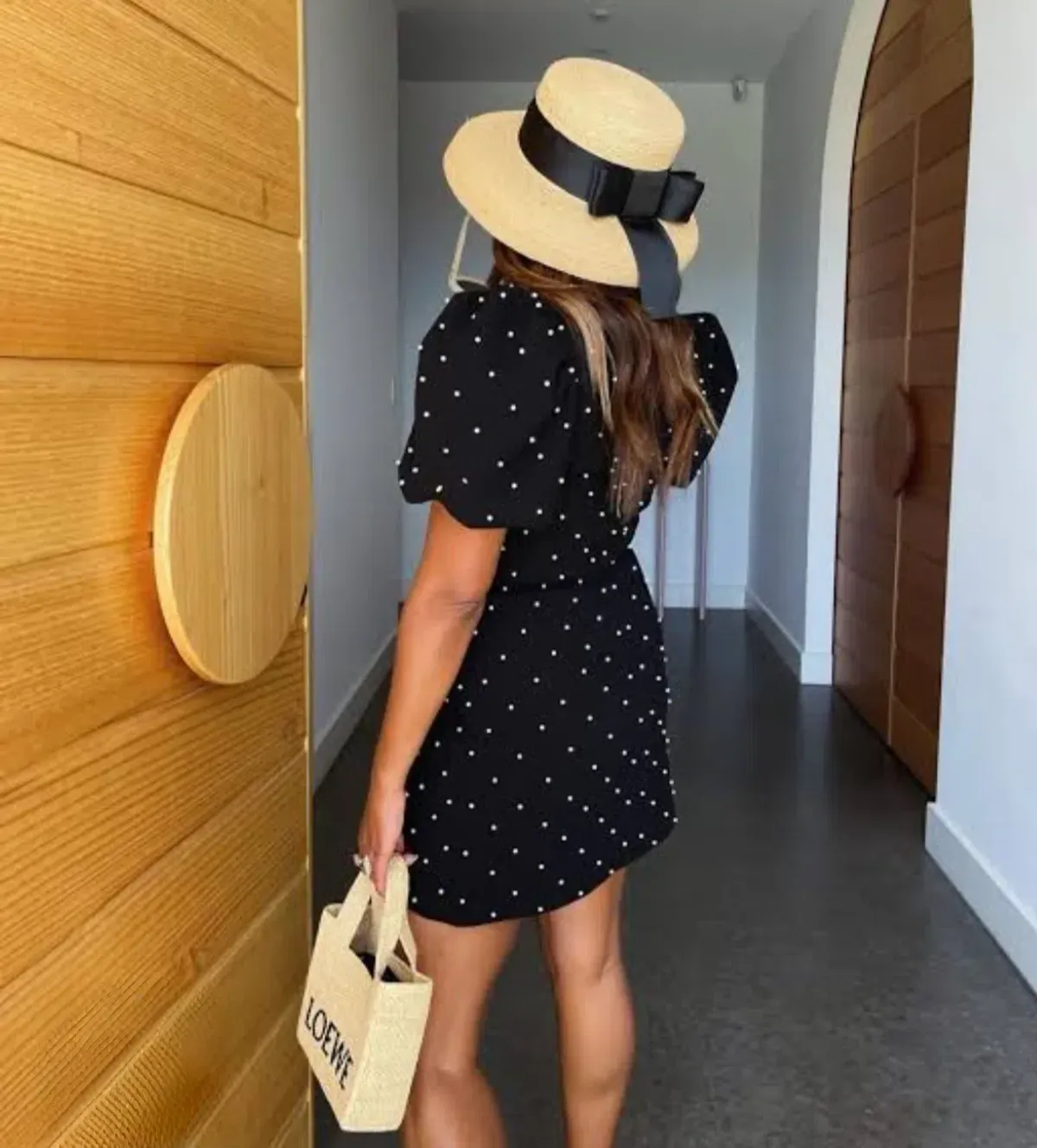 Rebecca Vallance Veronica Mini Dress in Black Size 10 - Image 2