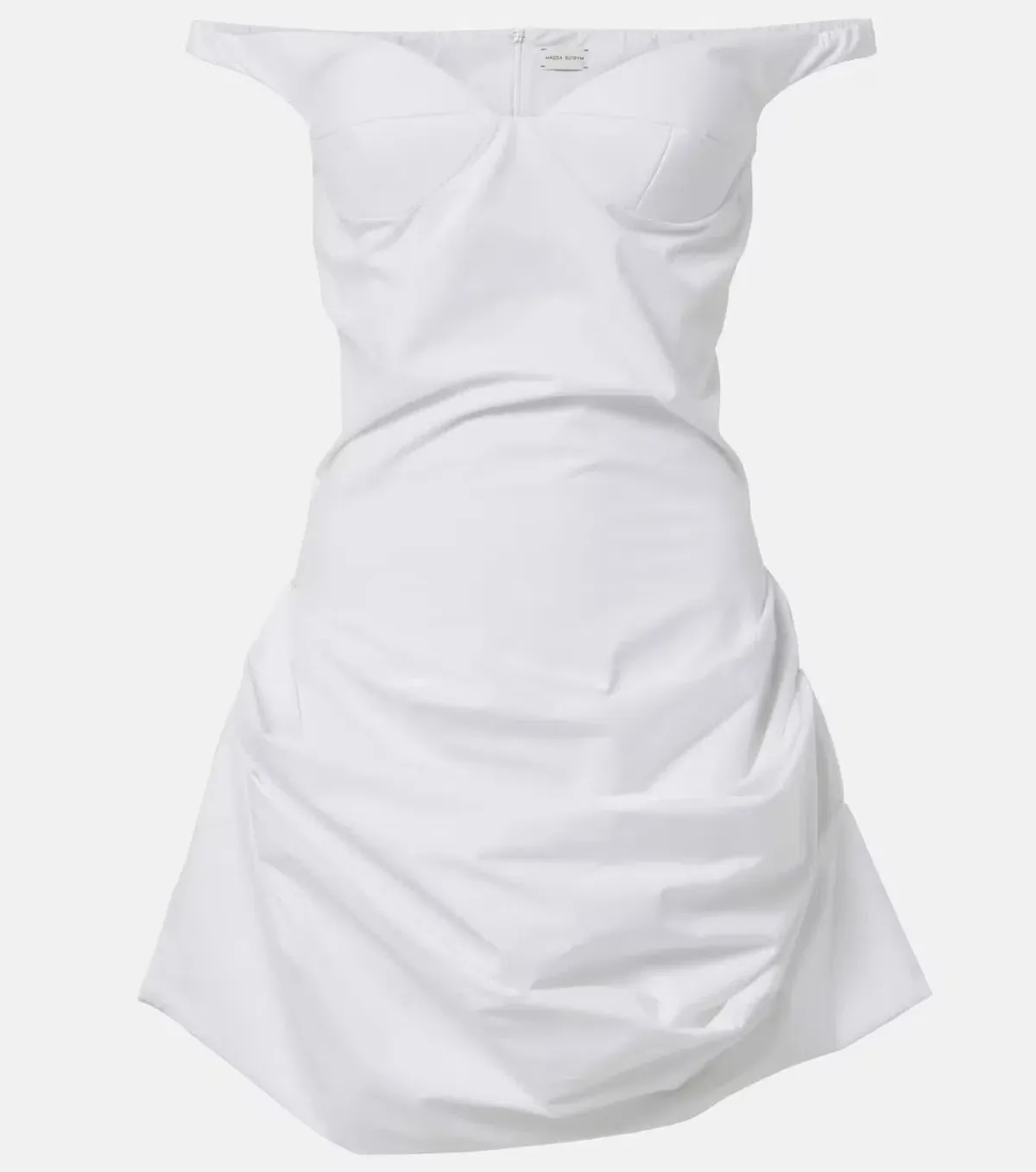 Magda Butrym Off-shoulder cotton minidress - Image 1