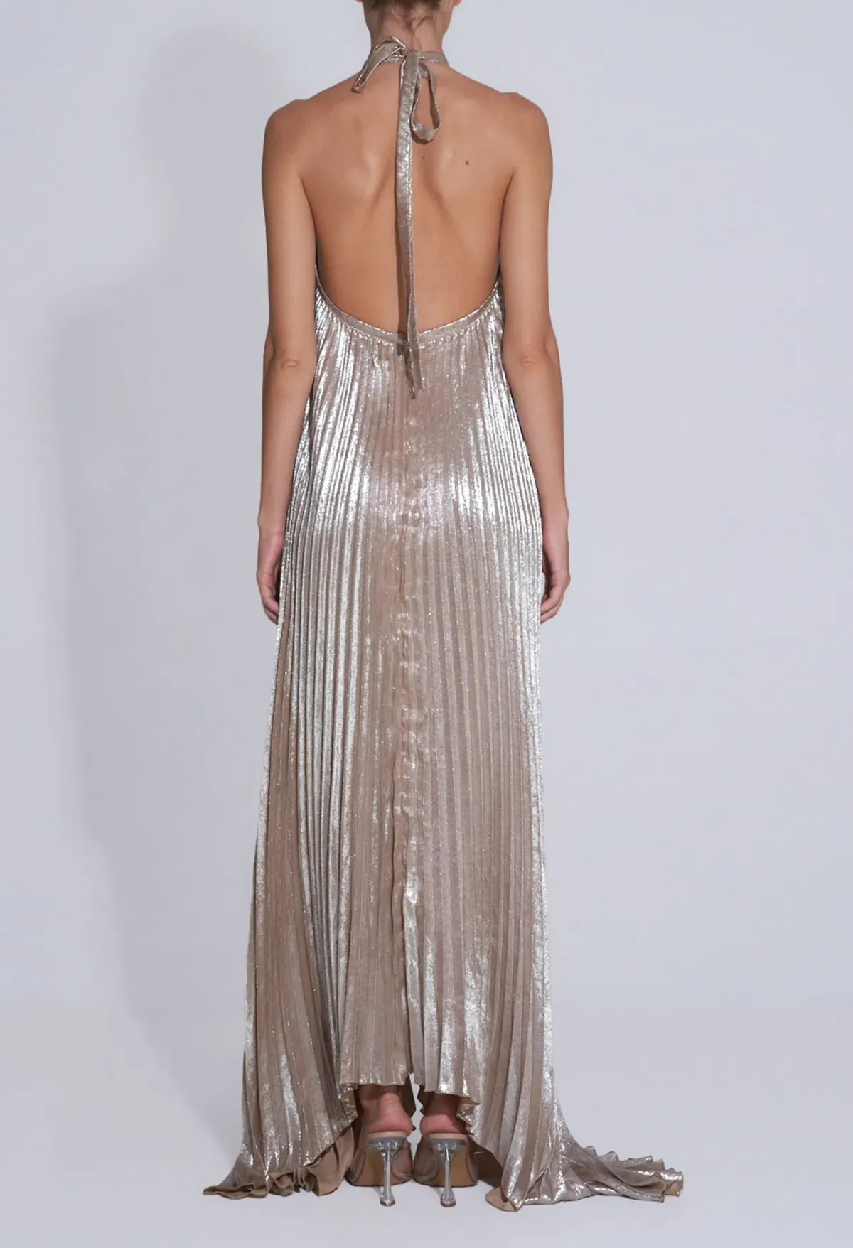Lidee Deesse Gown size 10 Desert Shimmer - Image 4