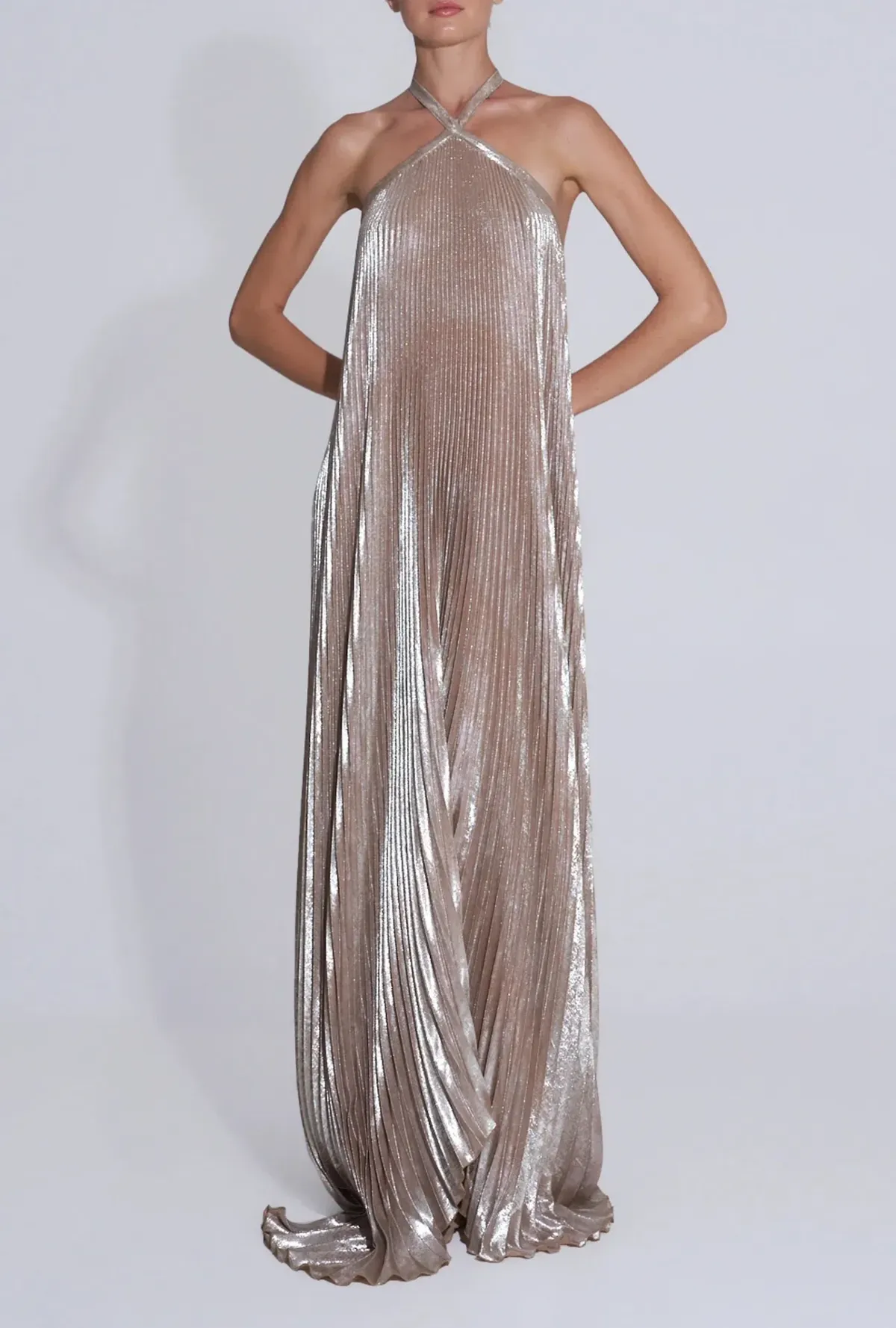 Lidee Deesse Gown size 10 Desert Shimmer - Image 1