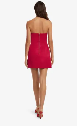 Leo Lin Floret Mini Dress Scarlet 8 for rent on The Volte - image 2