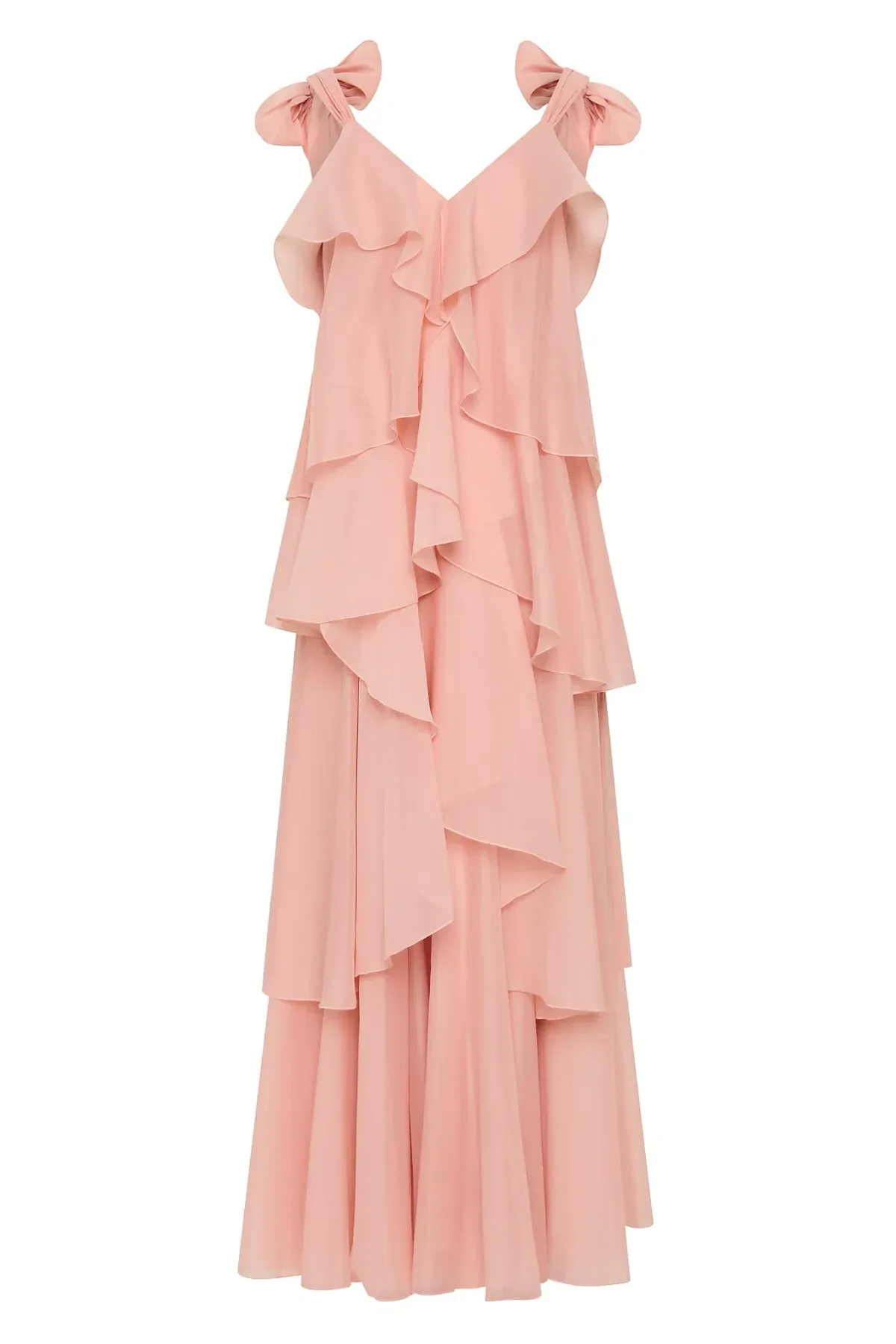 Aje Gracie Maxi Dress Size 16 in Muted Rose Pink - Image 9