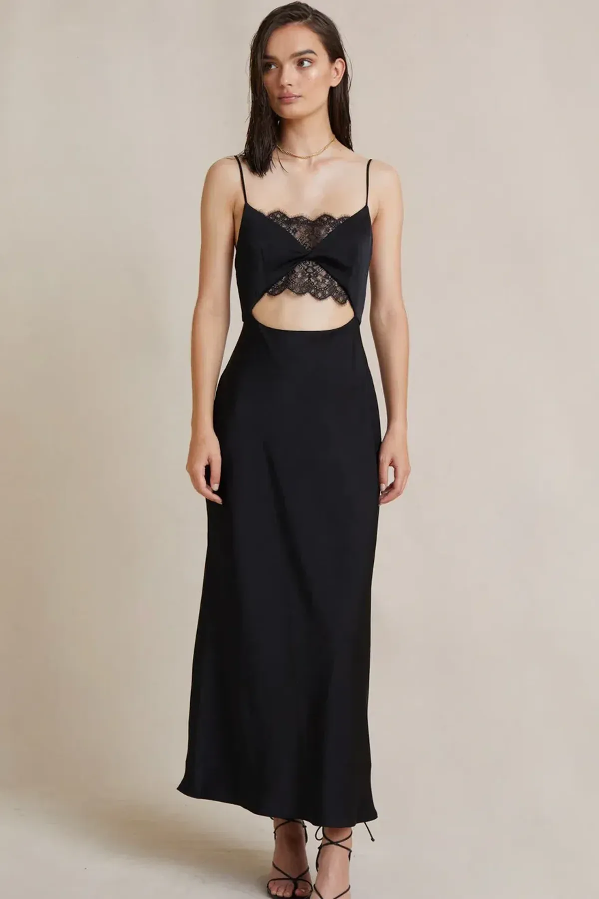 Valerie Midi Dress in Black from Bec + Bridge | Size 10 - Image 1