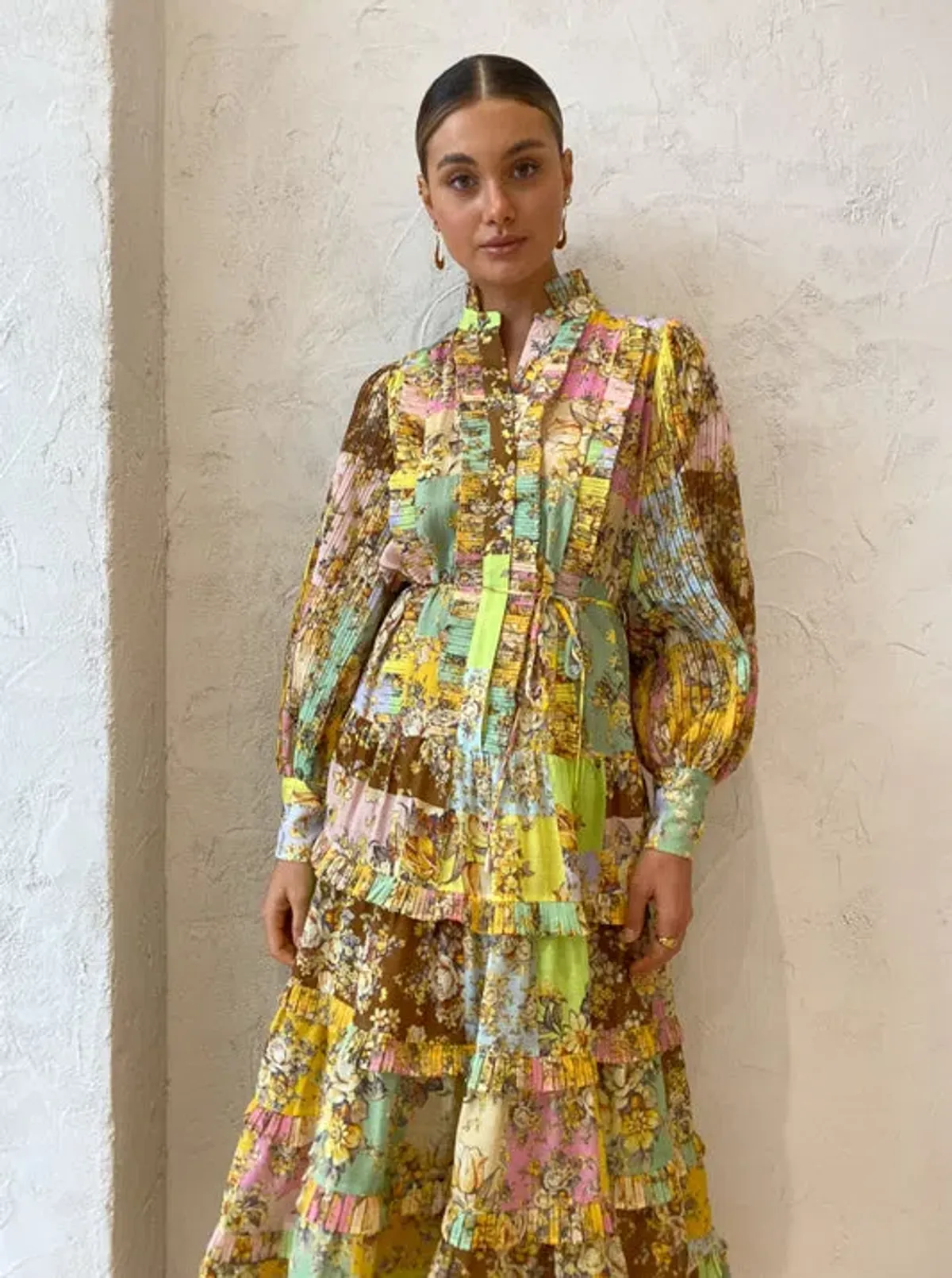 Alemais Matilde Pleat Shirt Dress Size AU 12 - Image 3