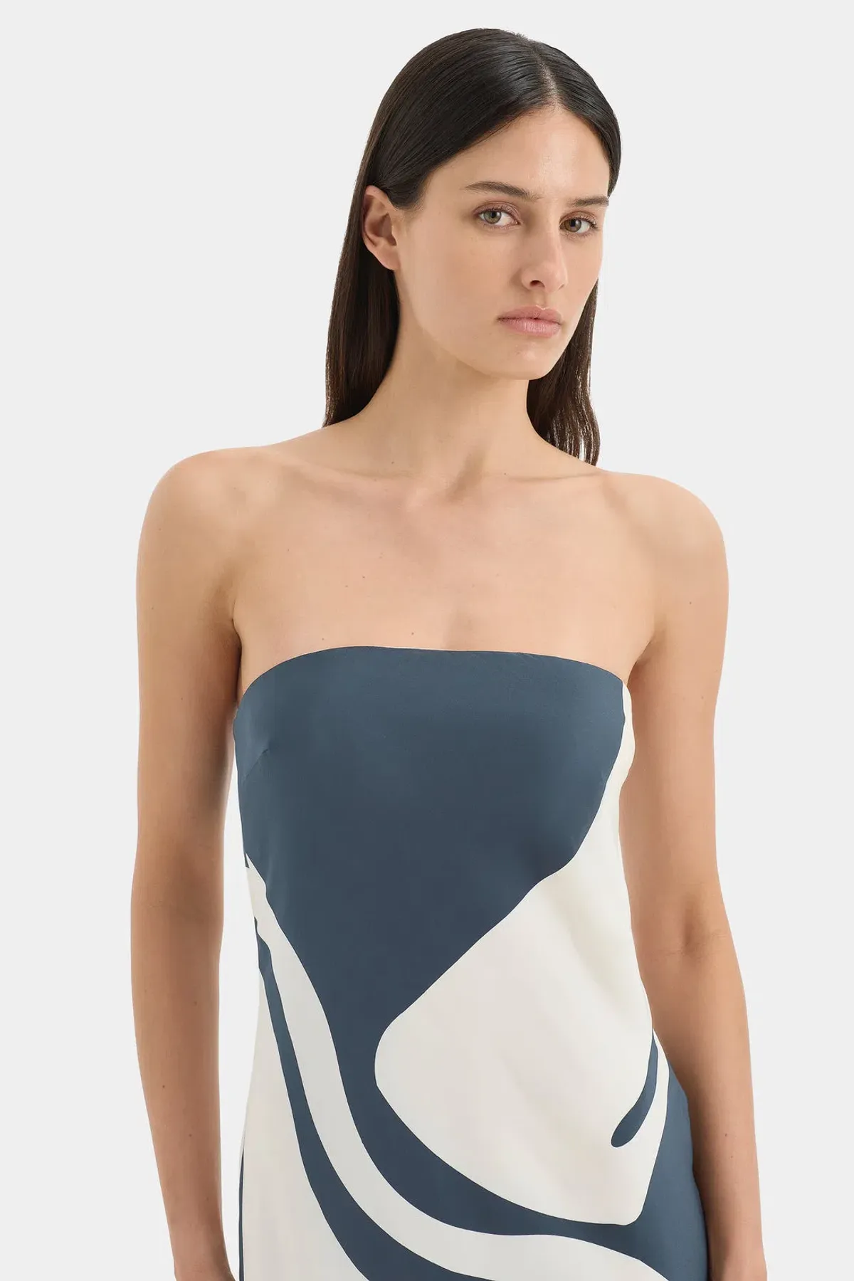 Sir. Lilou Strapless Midi Dress 6P - Image 4