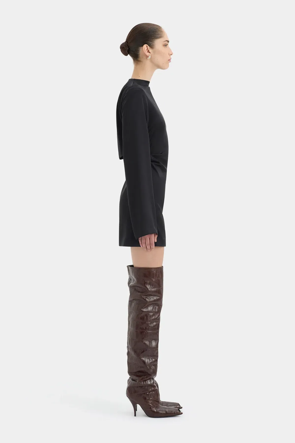Sir. Yasmine Long Sleeve Mini Dress- 6 - Image 5