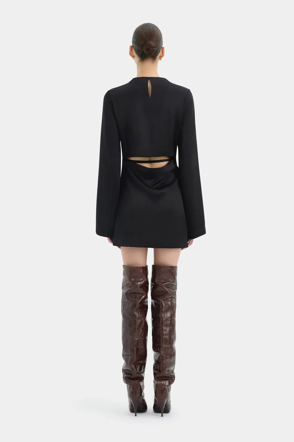 Sir. Yasmine Long Sleeve Mini Dress- 8 - Image 6