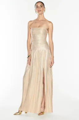 MANNING CARTELL LOVE AND LUSTRE DRESS GOLD AU 6 for rent on The Volte - image 2