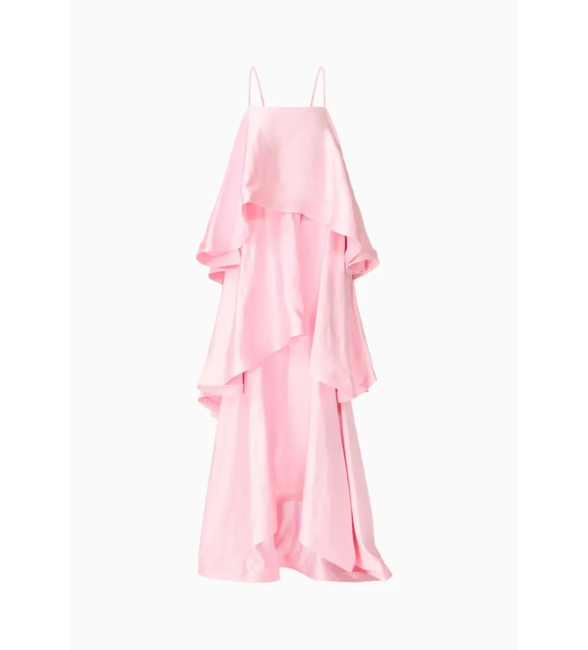 Elliatt Tilly Tiered Maxi Dress in Pale Pink Size 14 - Image 7