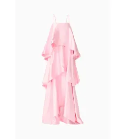 Elliatt Tilly Tiered Maxi Dress in Pale Pink Size 14 for rent on The Volte - image 7