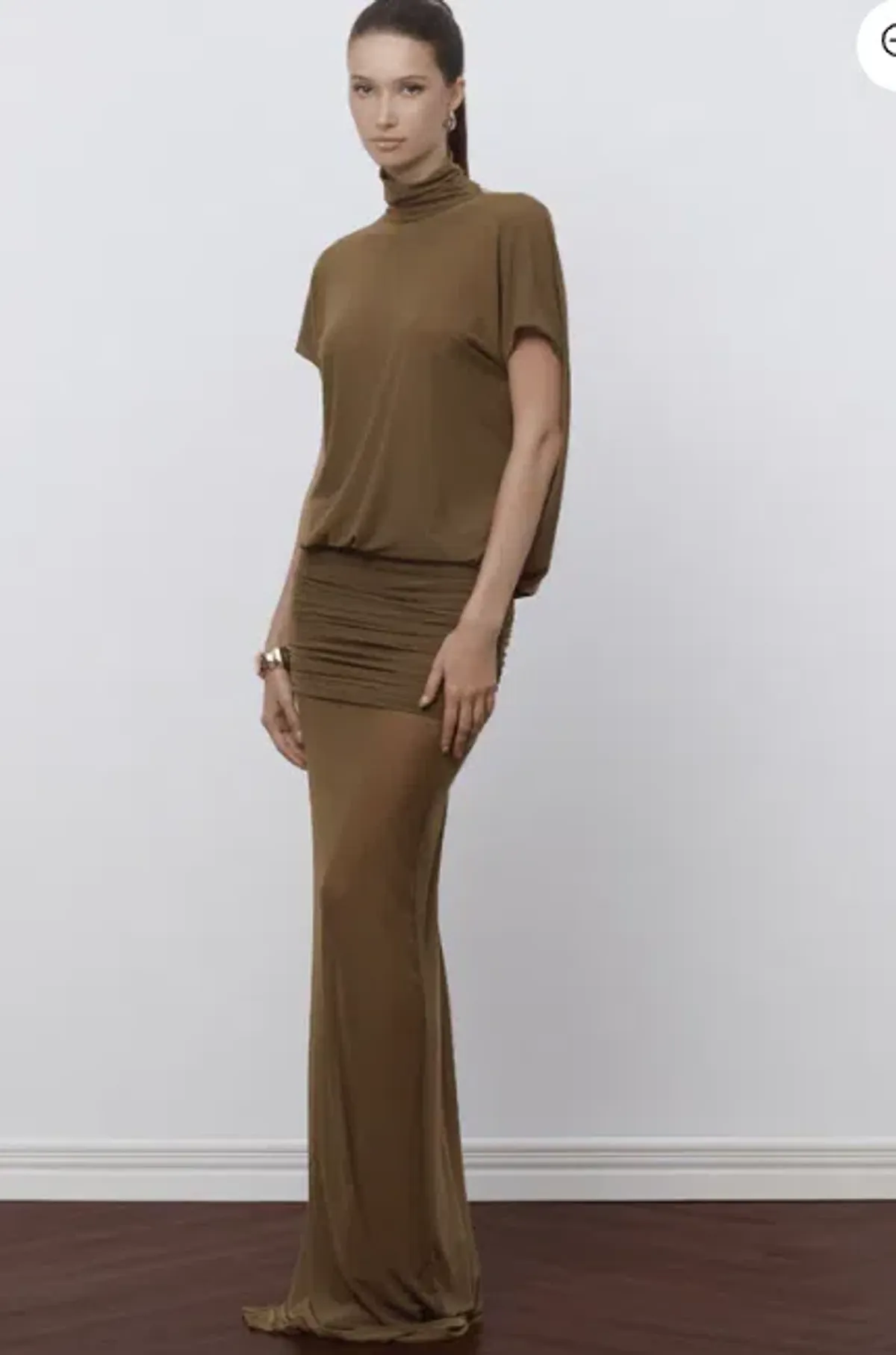 COCOSIN Dune Glow Dress SIZE SMALL brown - Image 2