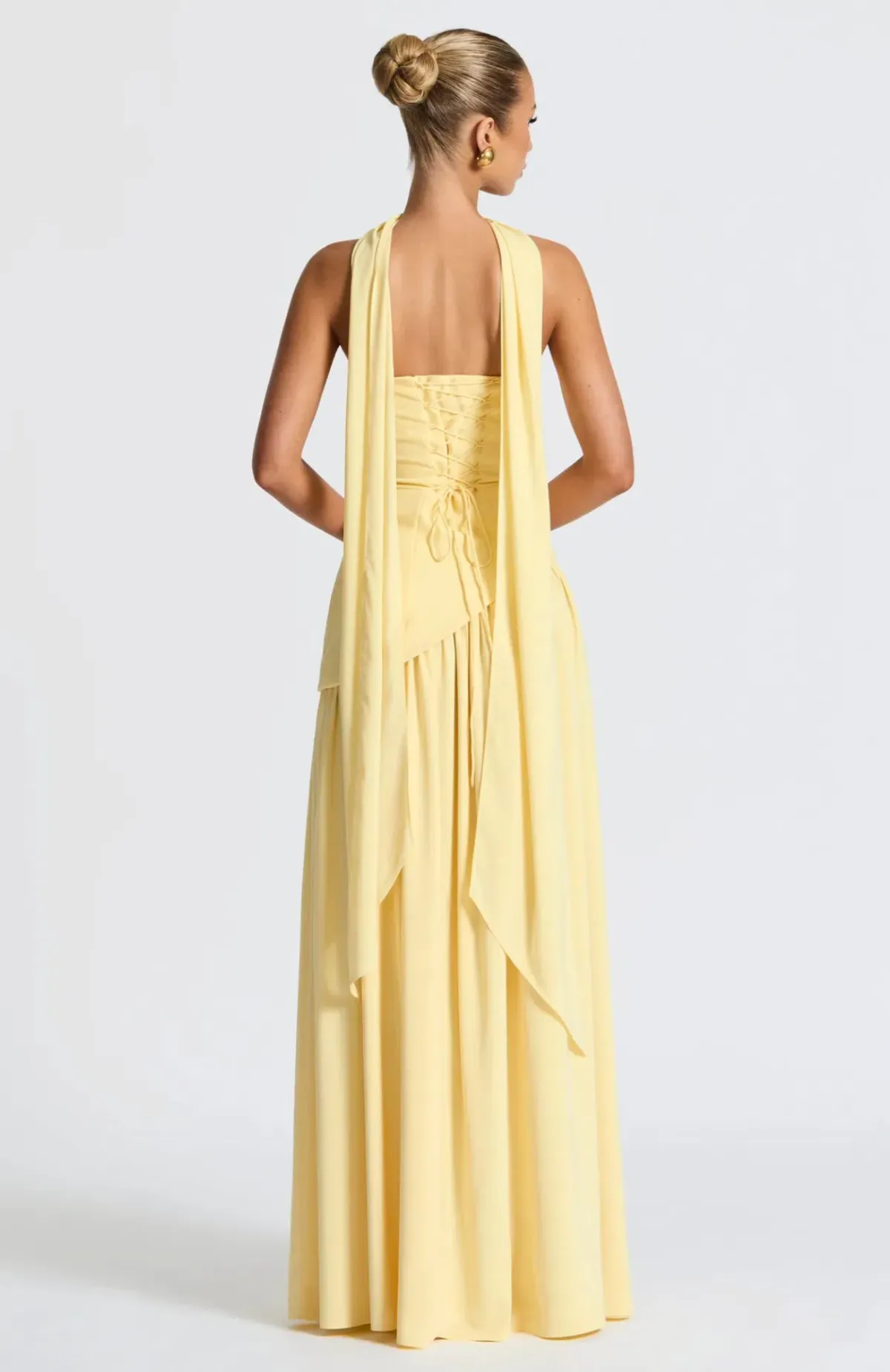 Maliyah Maxi Dress - Lemon - Image 3