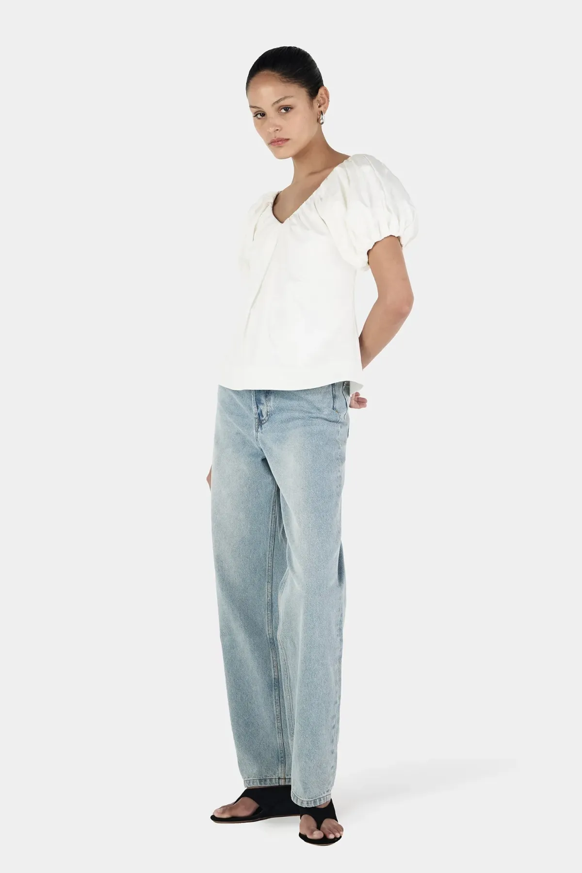 Hansen And Gretel Thandie Top Ivory Size 8 - Image 4