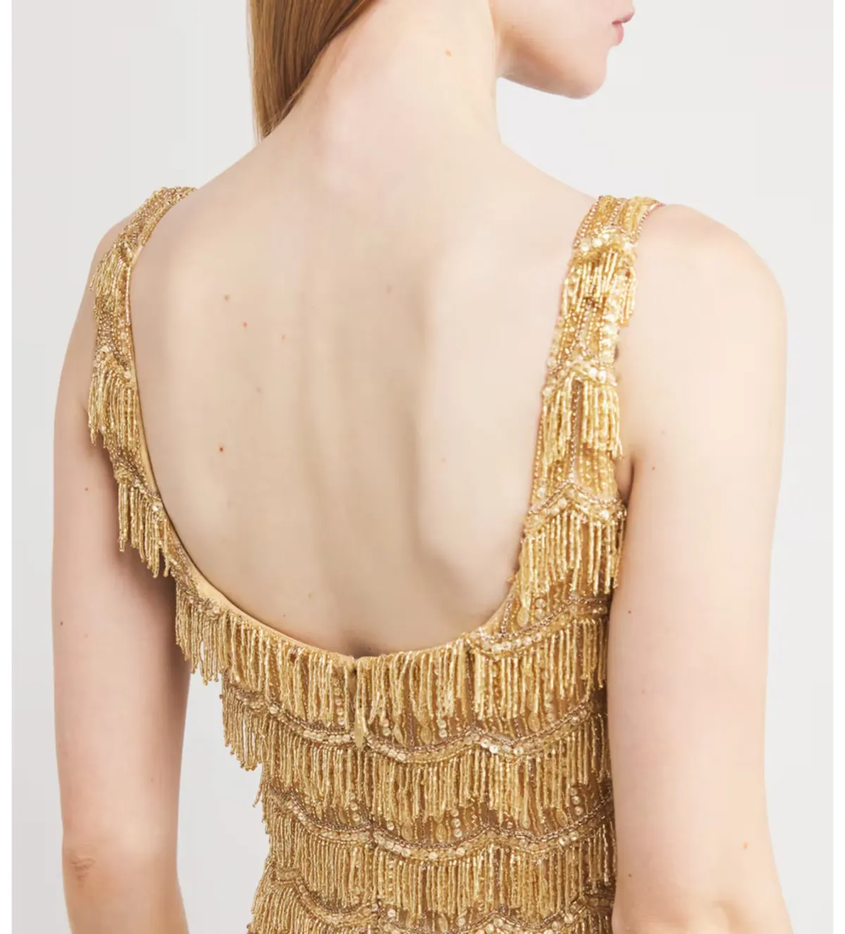 Rachel Gilbert Sadie Gown in Gold Size 2/AU10 - Image 3