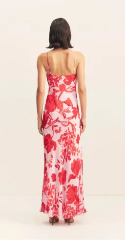 Aleyna plunged maxi dress for rent on The Volte - image 4