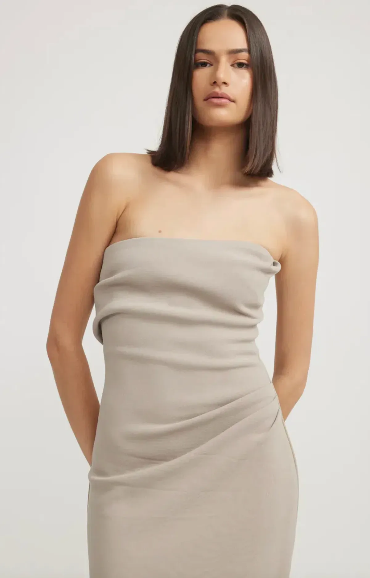 TOJHÀ DESIREE DRESS - STONE - Image 6