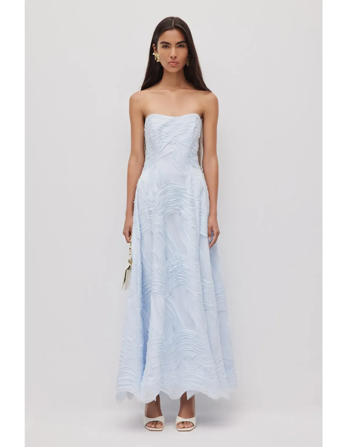 Aje Wave Gown Blue Size 8 - Image 1