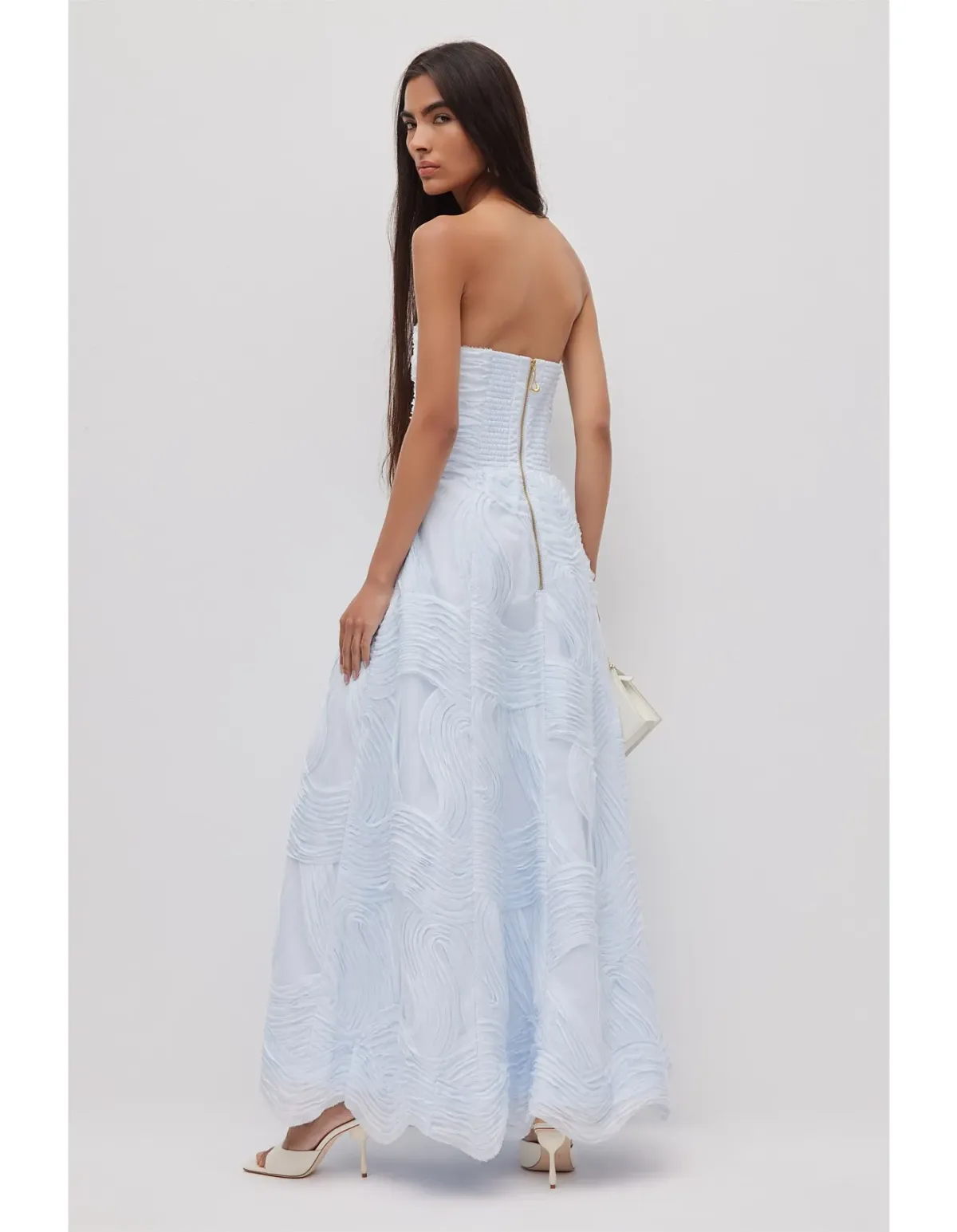 Aje Wave Gown Blue Size 8 - Image 6