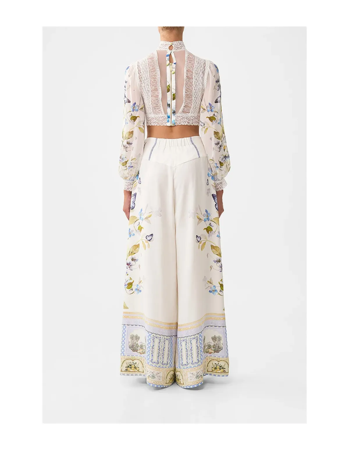 Camilla Corset Waist Wide Leg Pant botaball Size 8 - Image 3