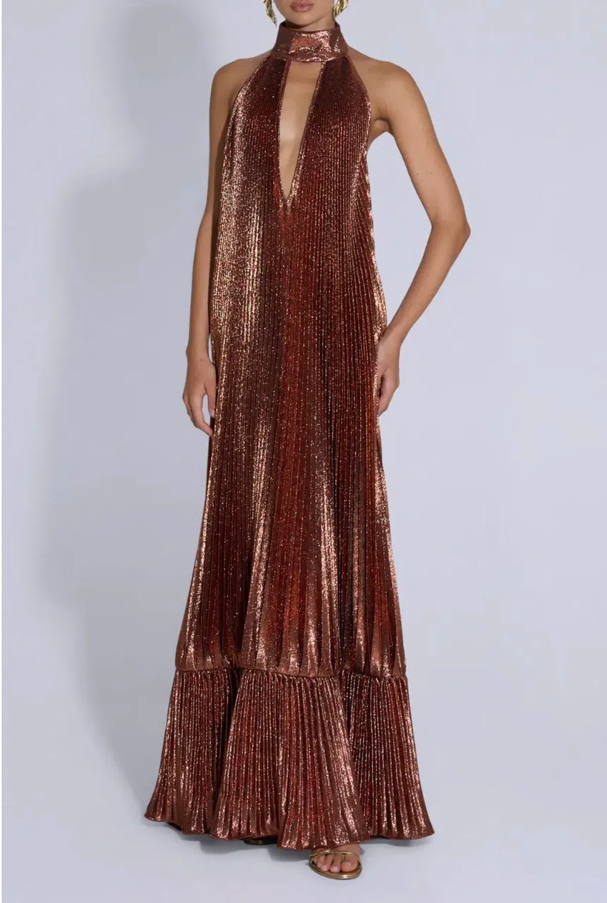 Libertie Gown - Bronze Glitter - Image 1