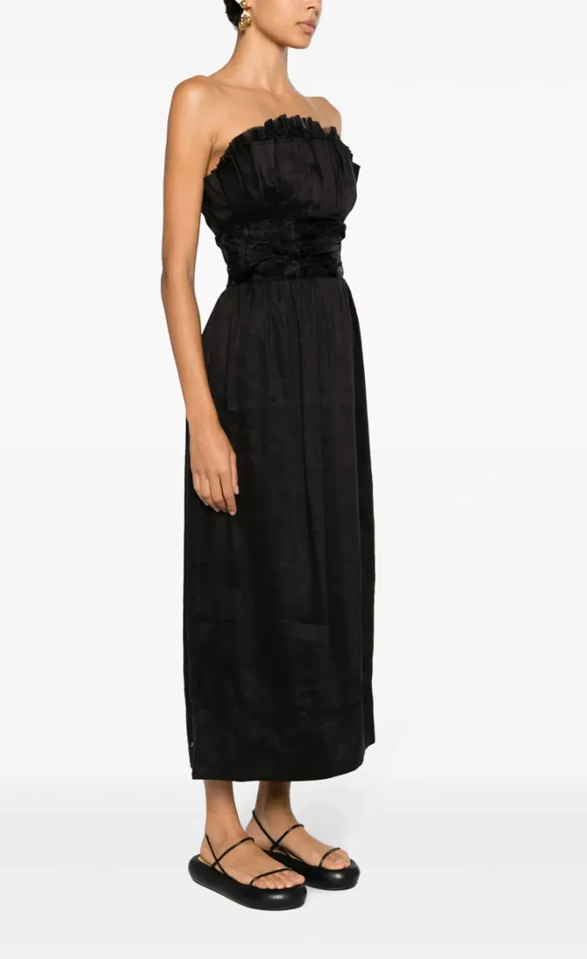 AJE WHISPER KNOT MIDI DRESS SIZE 8 - Image 2
