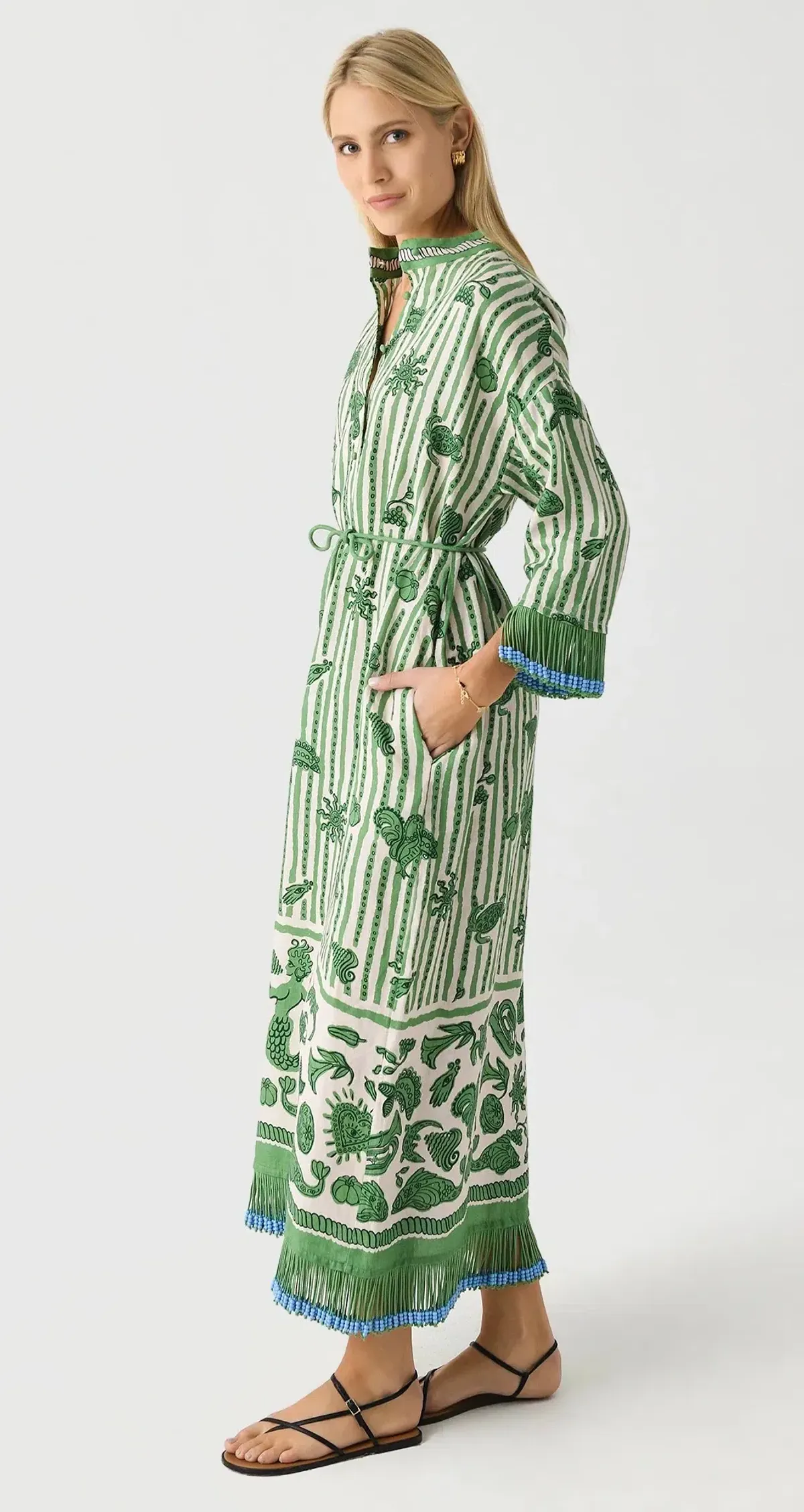 ALEMAIS LULA MIDI DRESS SIZE 8 - Image 2