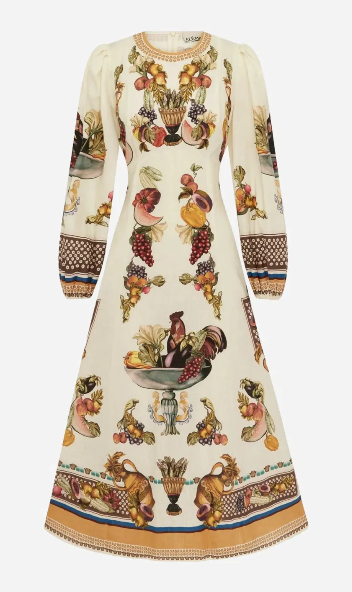 ALEMAIS MERCADO MIDI DRESS SIZE 8 - Image 4