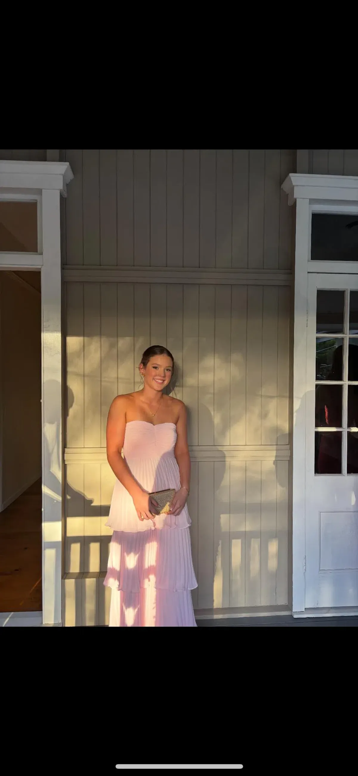 LULUS PINK TIERED MAXI DRESS - Image 2
