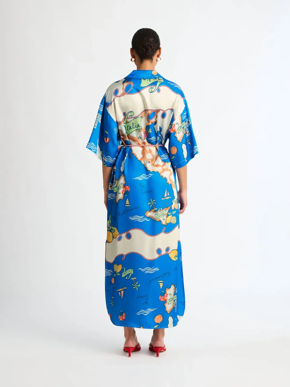 SHEIKE ISLA SHIRT DRESS SIZE 6 [GENEROUS] - Image 3