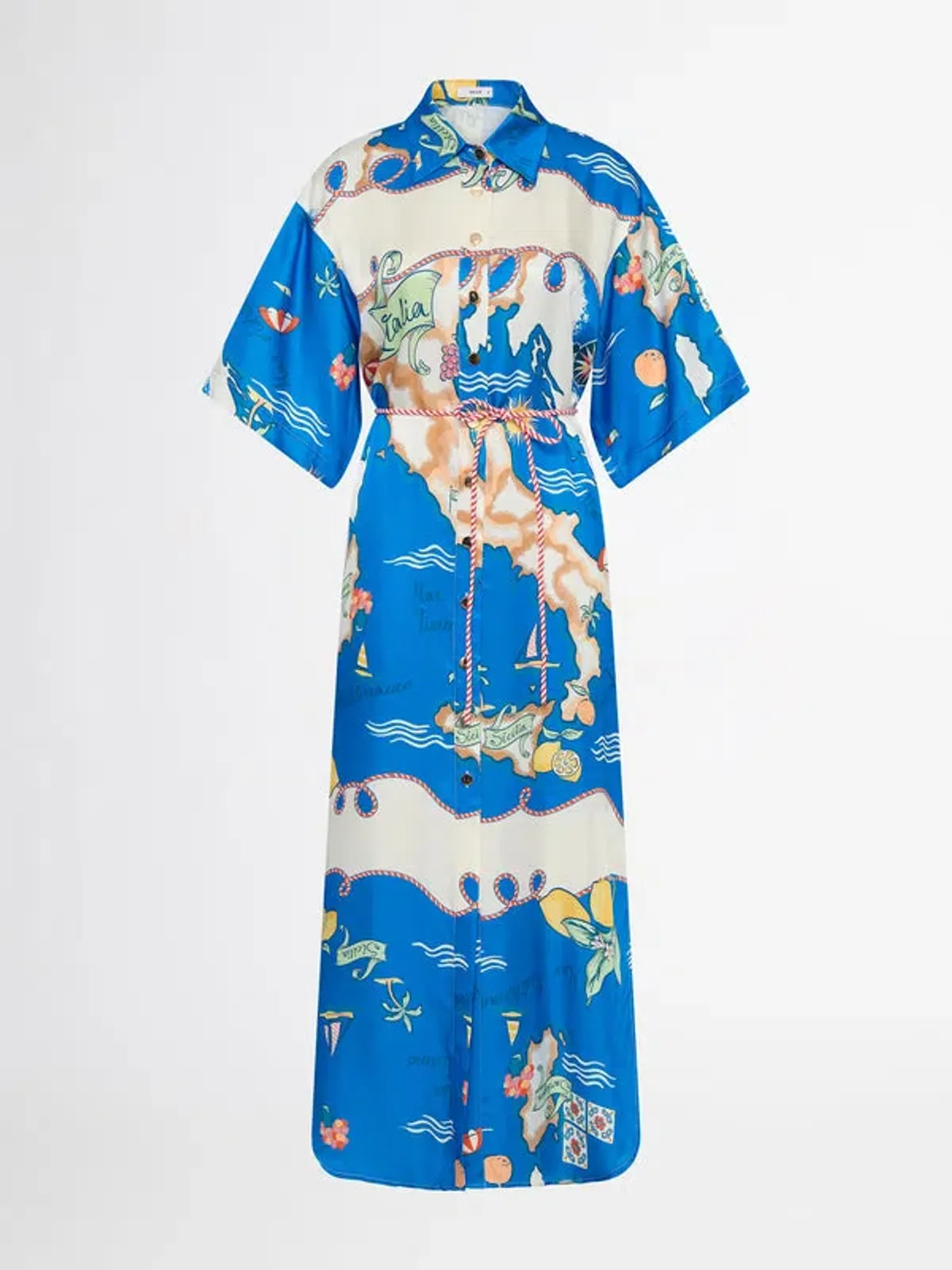 SHEIKE ISLA SHIRT DRESS SIZE 6 [GENEROUS] - Image 2