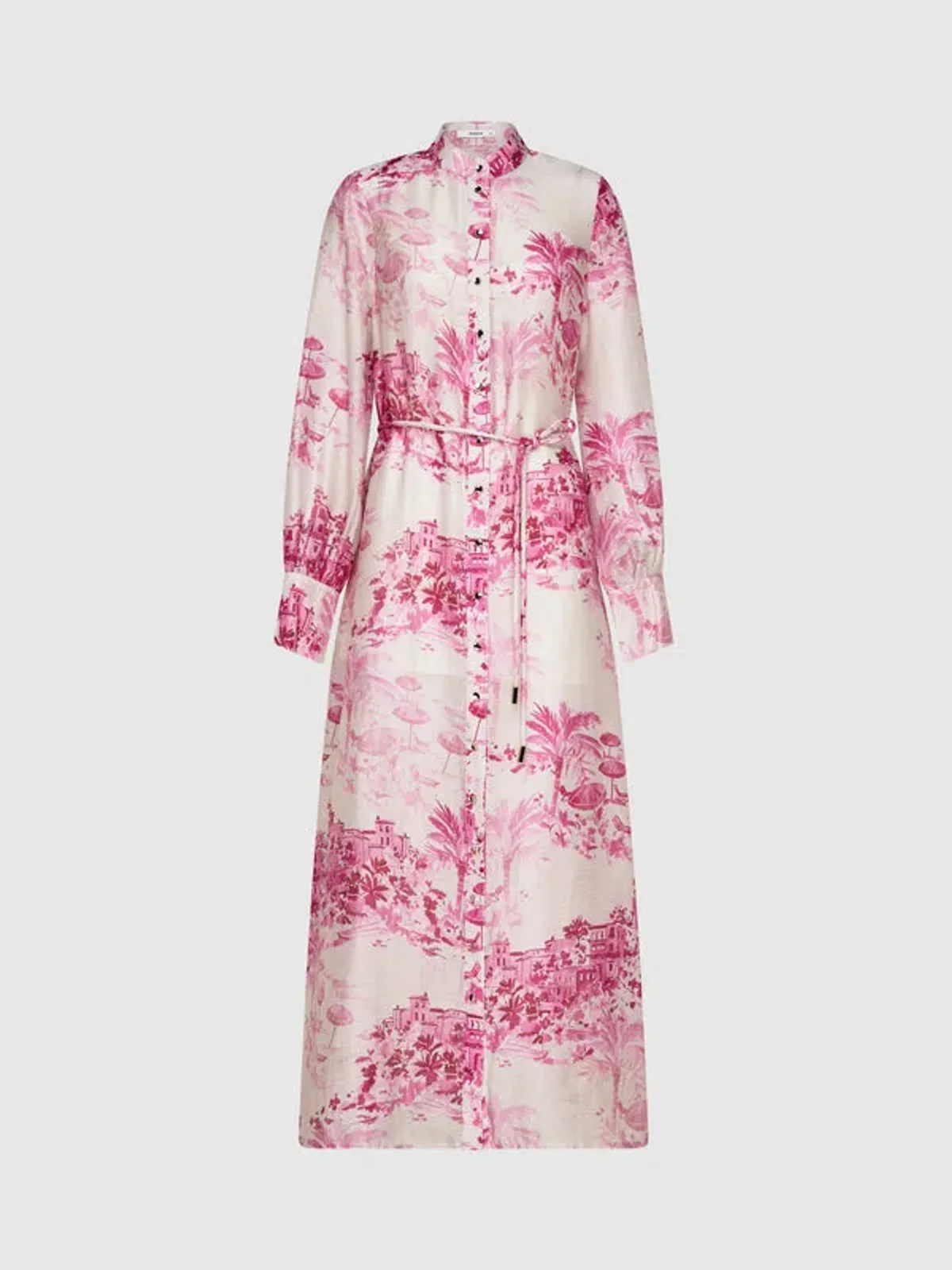 SHEIKE PINK PARADISE SHIRTDRESS SIZE 6 [GENEROUS] - Image 3