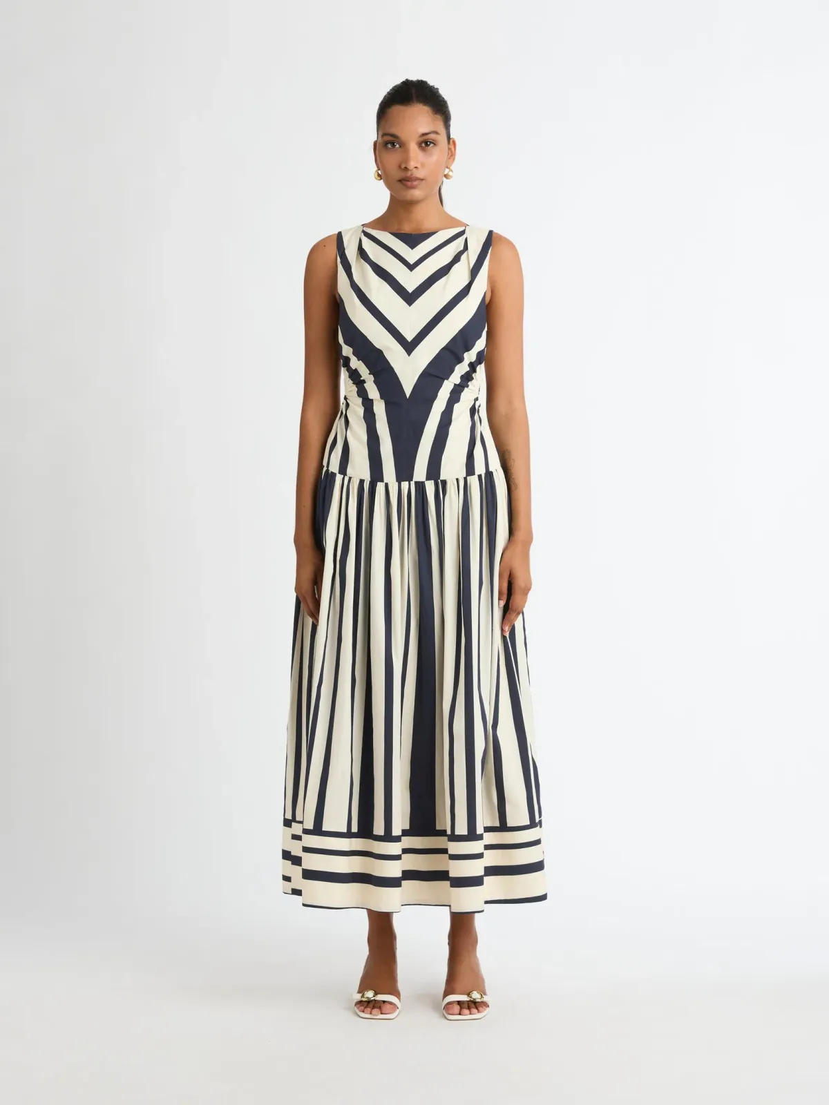 SHEIKE RIVIERA STRIPED MAXI DRESS - Image 1