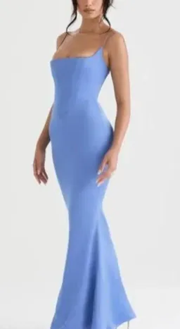 House of CB "OLIVETTE" Periwinkle Blue Corset Gown S BRAND NEW for rent on The Volte - image 1