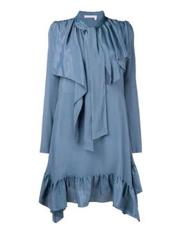 Chloe Ruffle Mini Dress size 6 for rent on The Volte - image 2