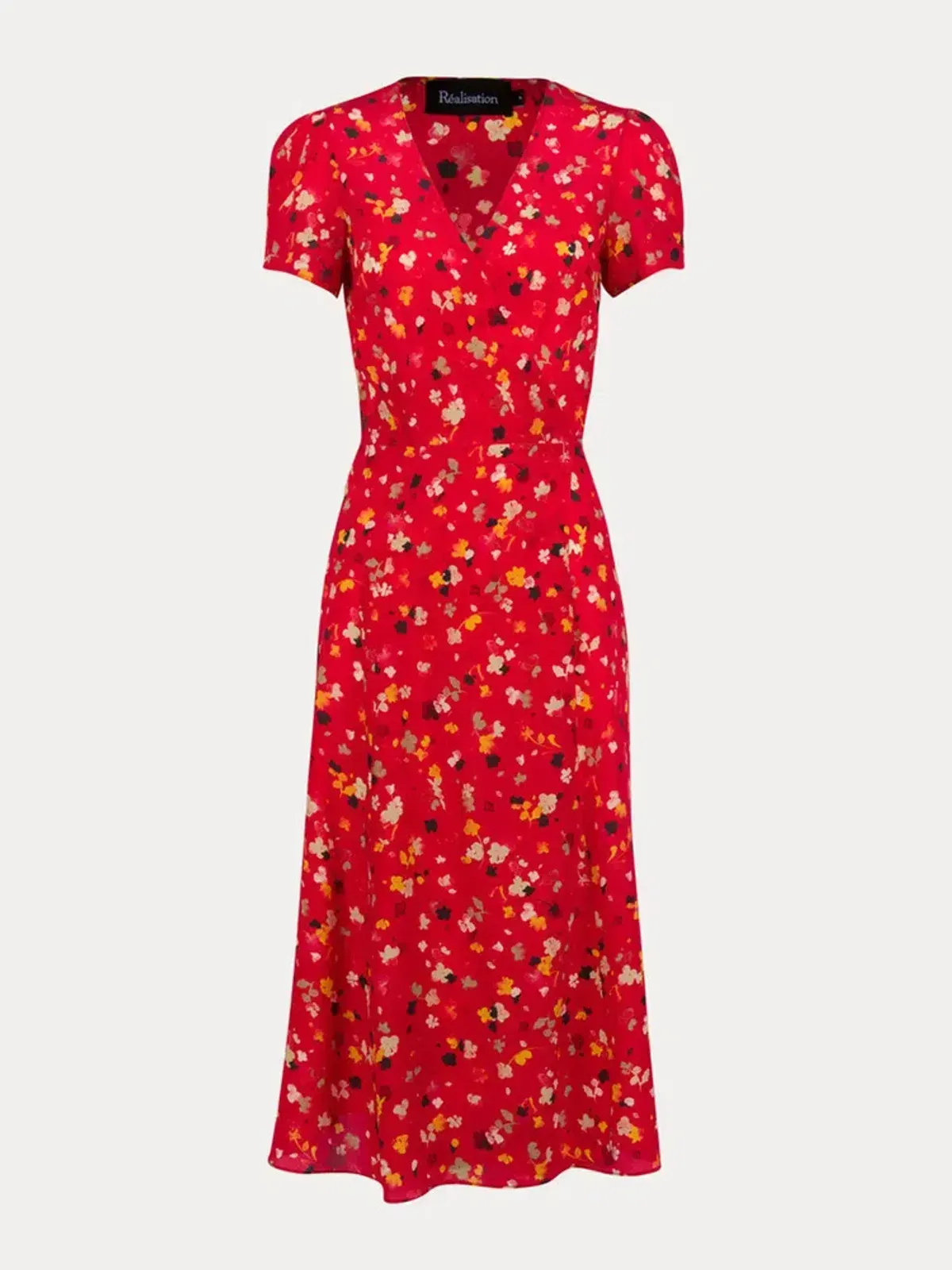 Realisation Par The Teale Midi Dress Rouge Fleur Size M / AU 10 - Image 4