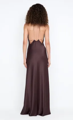 bec and bridge ARIAHN MAXI DRESS in dark chocolate size 6 for rent on The Volte - image 4