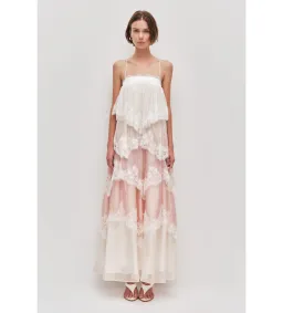 Aje Ophelia Lace Gown in Multi Size AU6 for rent on The Volte - image 1