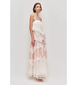 Aje Ophelia Lace Gown in Multi Size AU6 for rent on The Volte - image 2