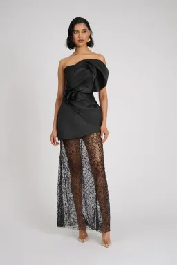 Eliya The Label Adalina Dress | Black Size XL for rent on The Volte - image 1