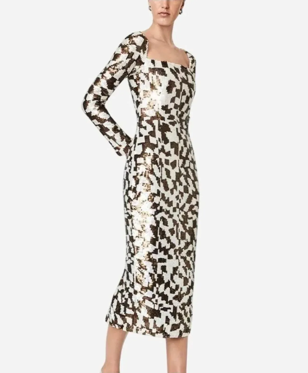 Rachel Gilbert Teddi Gown Brown 3/AU12 - Image 5