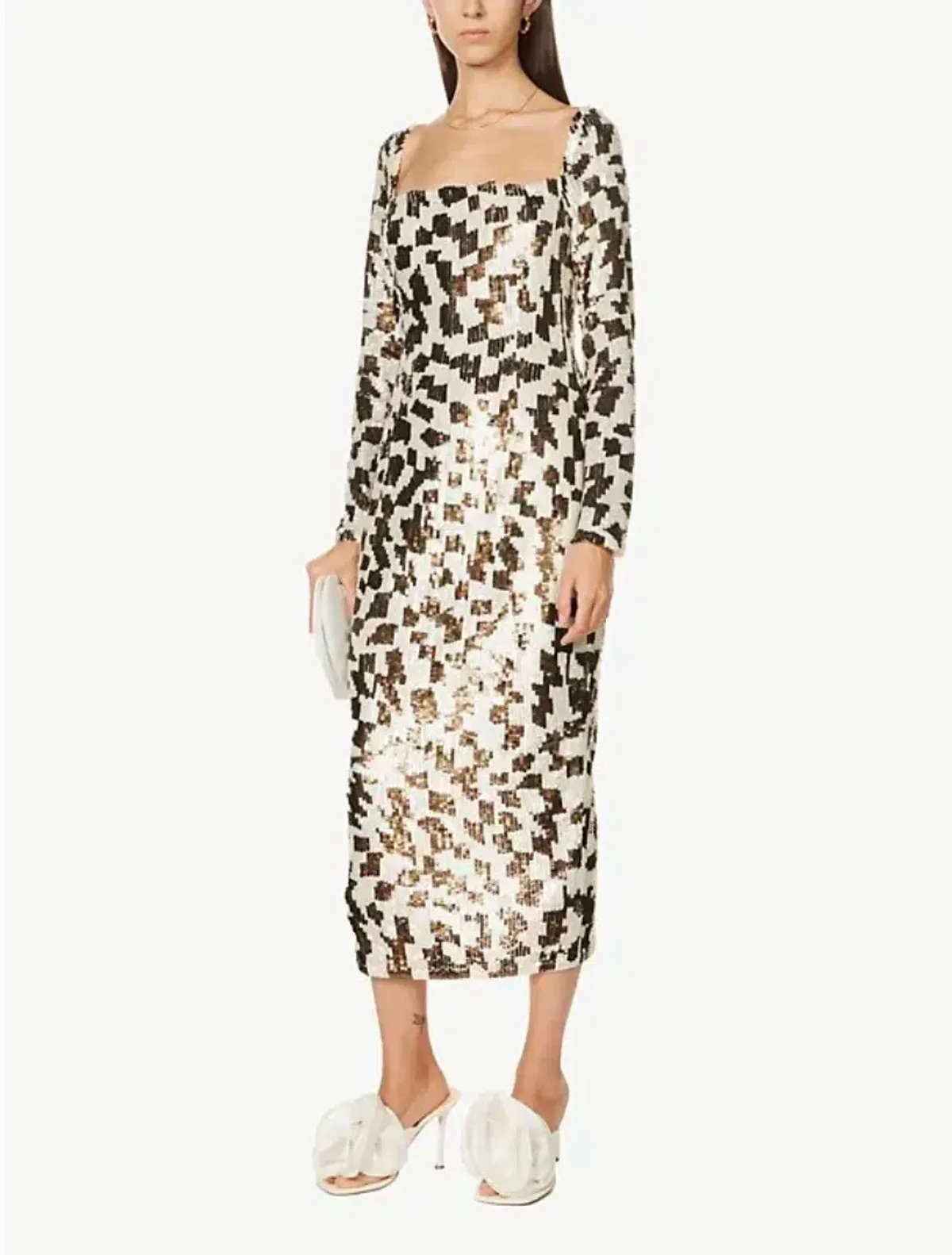 Rachel Gilbert Teddi Gown Brown 3/AU12 - Image 1