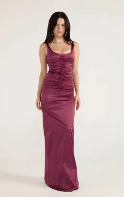 ATLEIN GOWN | PLUM - SIZE 8 for rent on The Volte - image 2