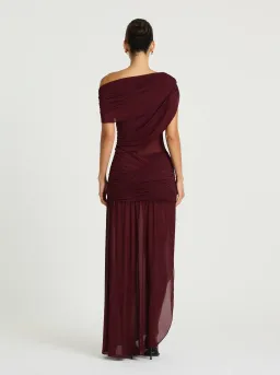 OTTO MAXI DRESS | PLUM - SIZE 10 for rent on The Volte - image 3