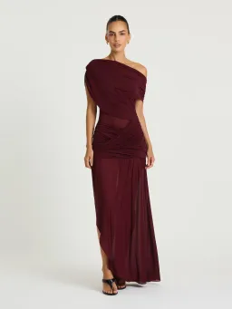 OTTO MAXI DRESS | PLUM - SIZE 10 for rent on The Volte - image 1
