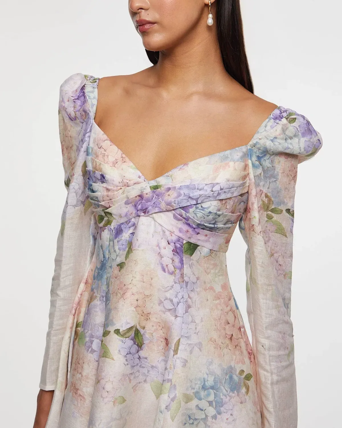 Zimmermann Dawning puff sleeve mini size 2 - Image 2