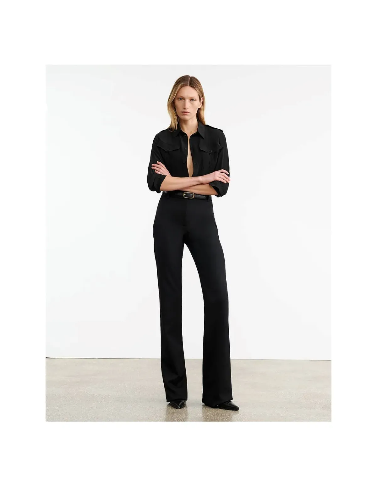 Nili Lotan Corette Pant Black Size 6 - Image 5