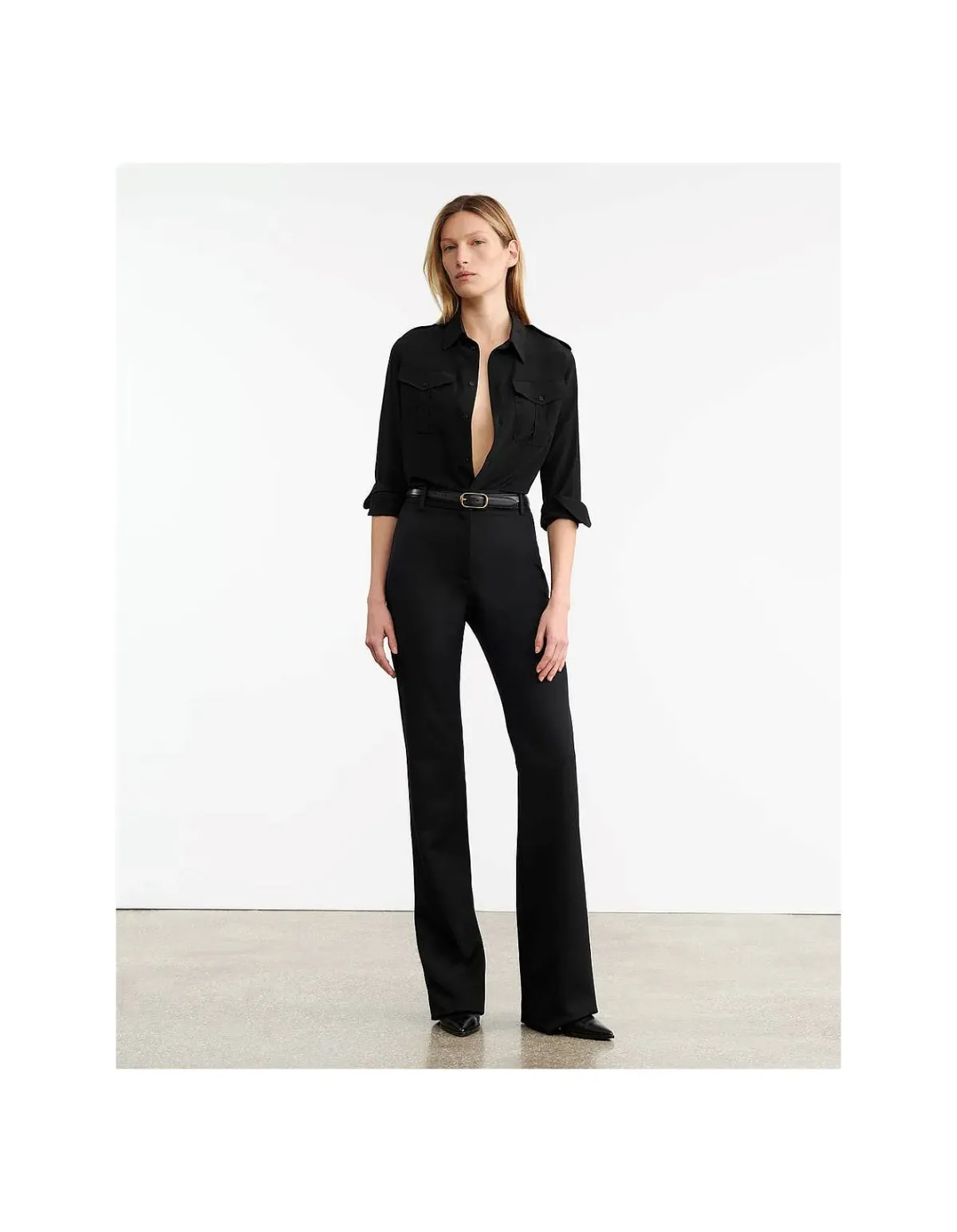 Nili Lotan Corette Pant Black Size 6 - Image 2