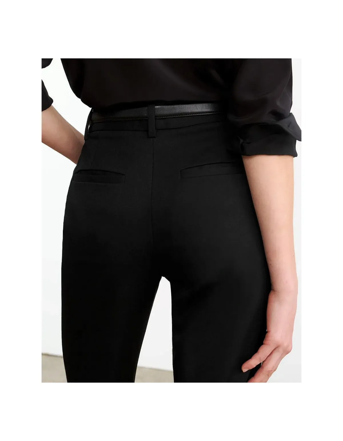 Nili Lotan Corette Pant Black Size 8 - Image 4