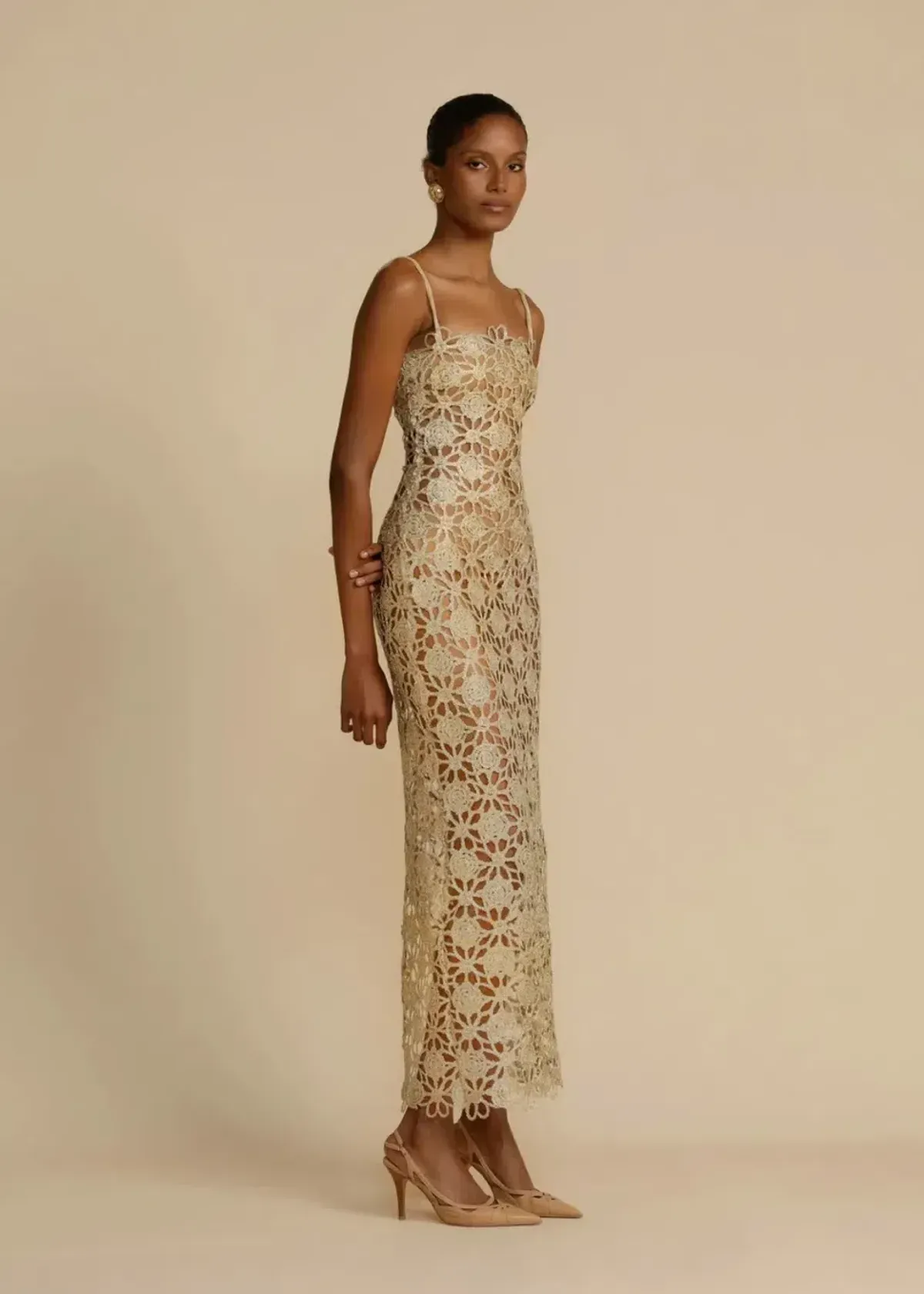Arcina Ori Gold Kendra Dress size S - Image 3
