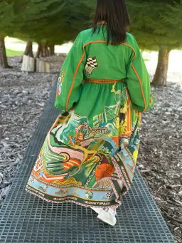 ALEMAIS LUCKY PACE SHIRTDRESS SIZE 14 for rent on The Volte - image 3